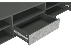 Mueble de TV - 170х59х41 cm - T6 - Mariana Trench, Antracite Cinza antracite