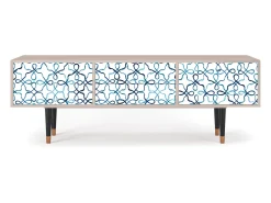 Móvel De Tv| Mueble de TV - 170х59х48 cm - T4 - Marine Strings, Latte Bege