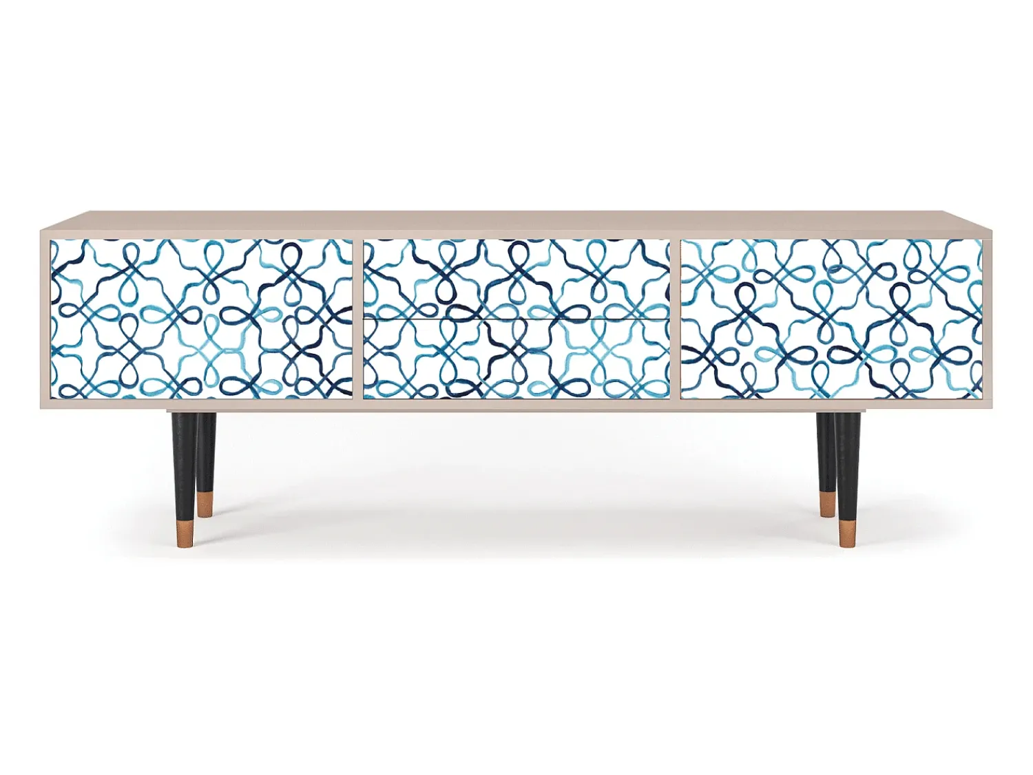 Móvel De Tv| Mueble de TV - 170х59х48 cm - T4 - Marine Strings, Latte Bege
