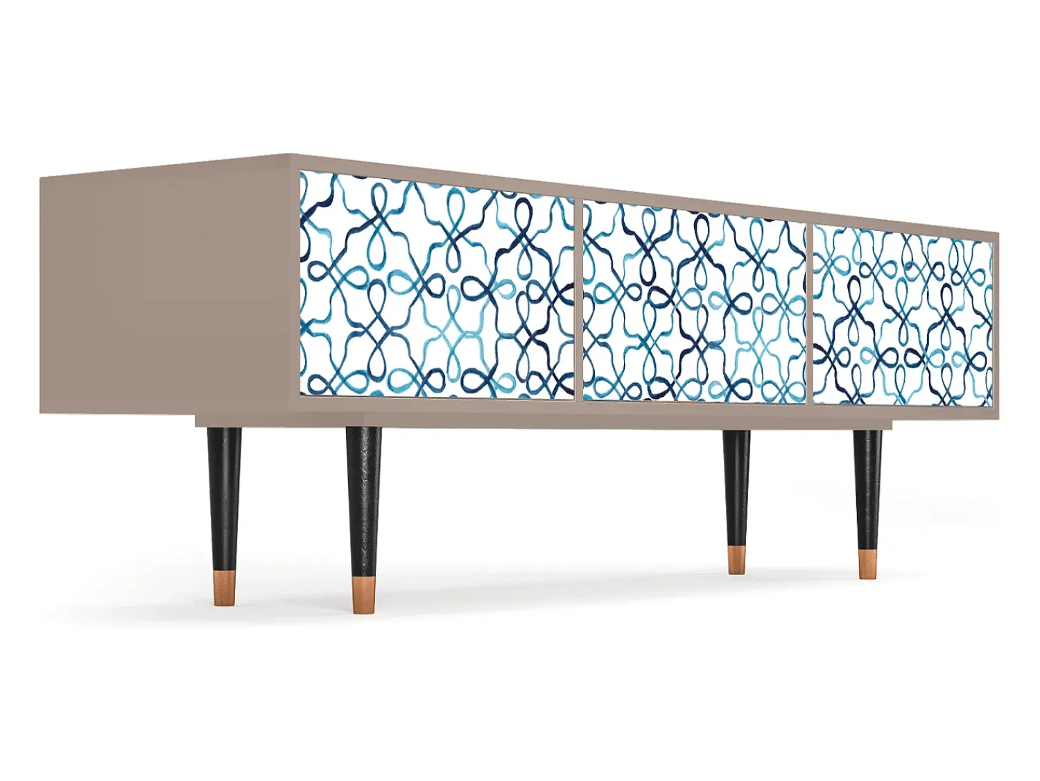 Móvel De Tv| Mueble de TV - 170х59х48 cm - T4 - Marine Strings, Latte Bege