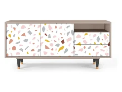 Sale Mueble de TV - 125х56х41 cm - T7 - Marmelade Cheese, Latte Bege
