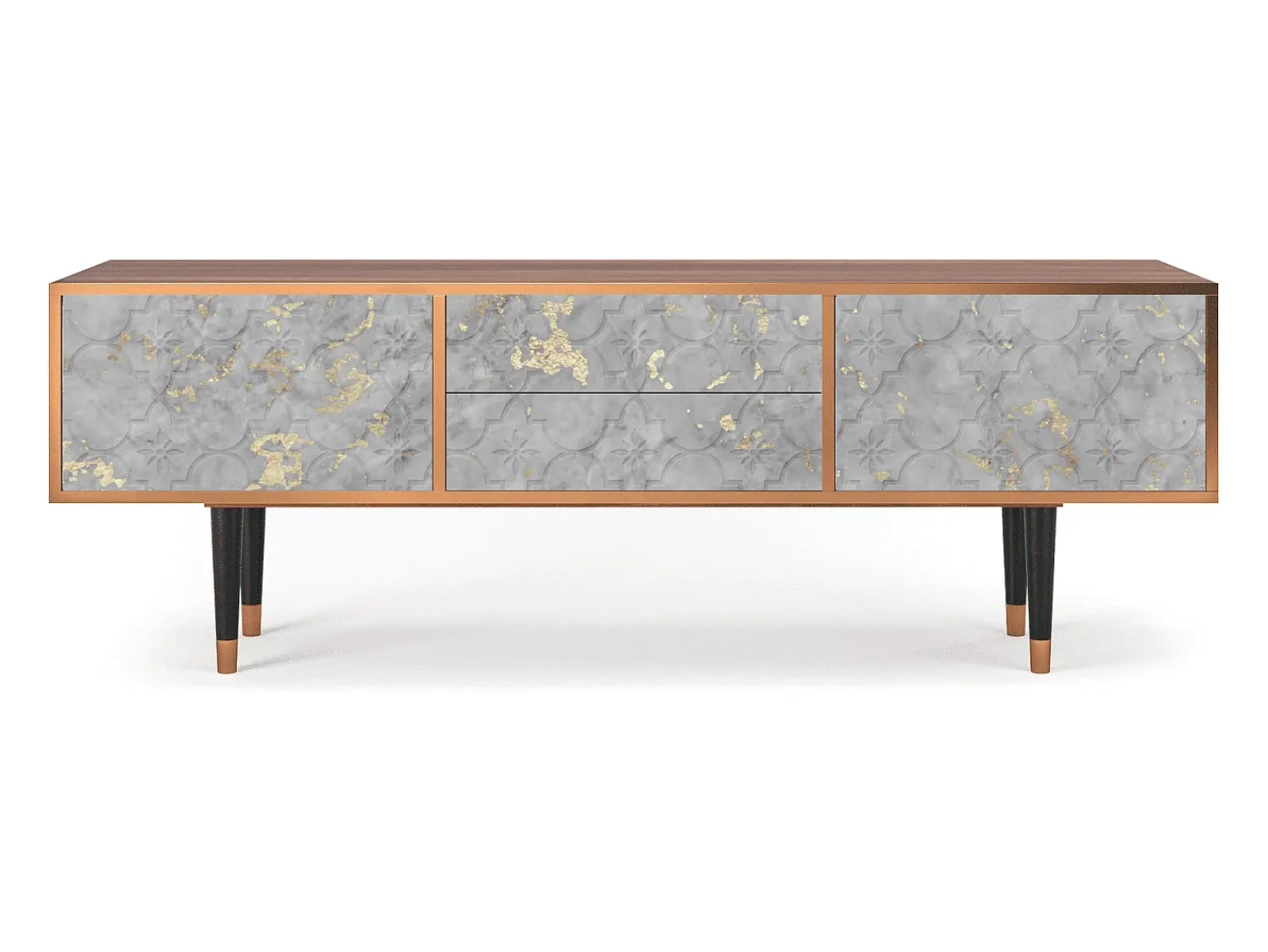 Mueble de TV - 170х59х48 cm - T4 - Mariana Trench, Nogueira^ Móvel De Tv