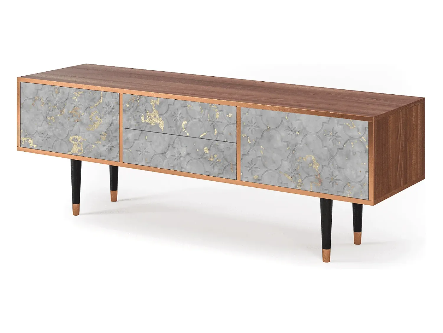 Mueble de TV - 170х59х48 cm - T4 - Mariana Trench, Nogueira^ Móvel De Tv