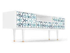 Outlet Mueble de TV - 170х59х41 cm - T6 - Marine Strings, Branco Bege