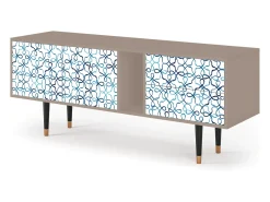 Móvel De Tv| Mueble de TV - 170х69х48 cm - T1 - Marine Strings, Latte Bege