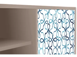 Móvel De Tv| Mueble de TV - 170х69х48 cm - T2 - Marine Strings, Latte Bege