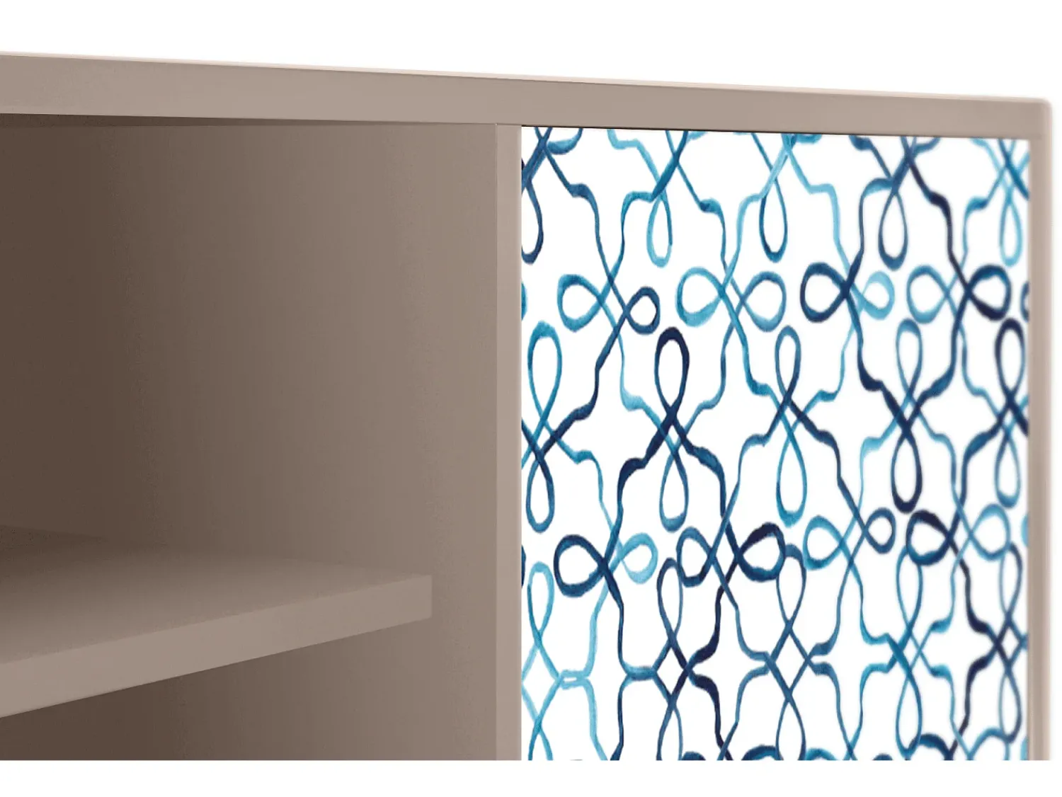 Móvel De Tv| Mueble de TV - 170х69х48 cm - T2 - Marine Strings, Latte Bege