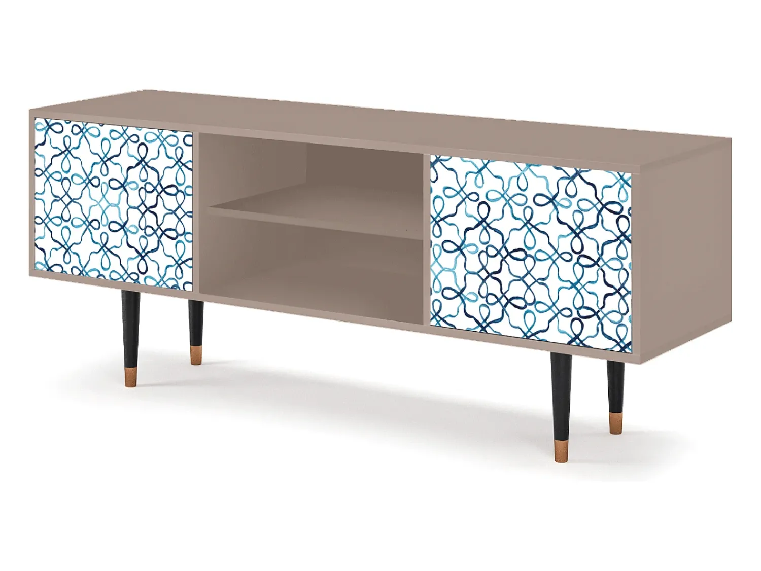 Móvel De Tv| Mueble de TV - 170х69х48 cm - T2 - Marine Strings, Latte Bege