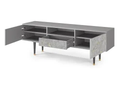 Móvel De Tv* Mueble de TV - 170х59х41 cm - T6 - Mariana Trench, Cinza Cinzento