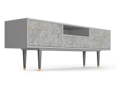 Móvel De Tv* Mueble de TV - 170х59х41 cm - T6 - Mariana Trench, Cinza Cinzento