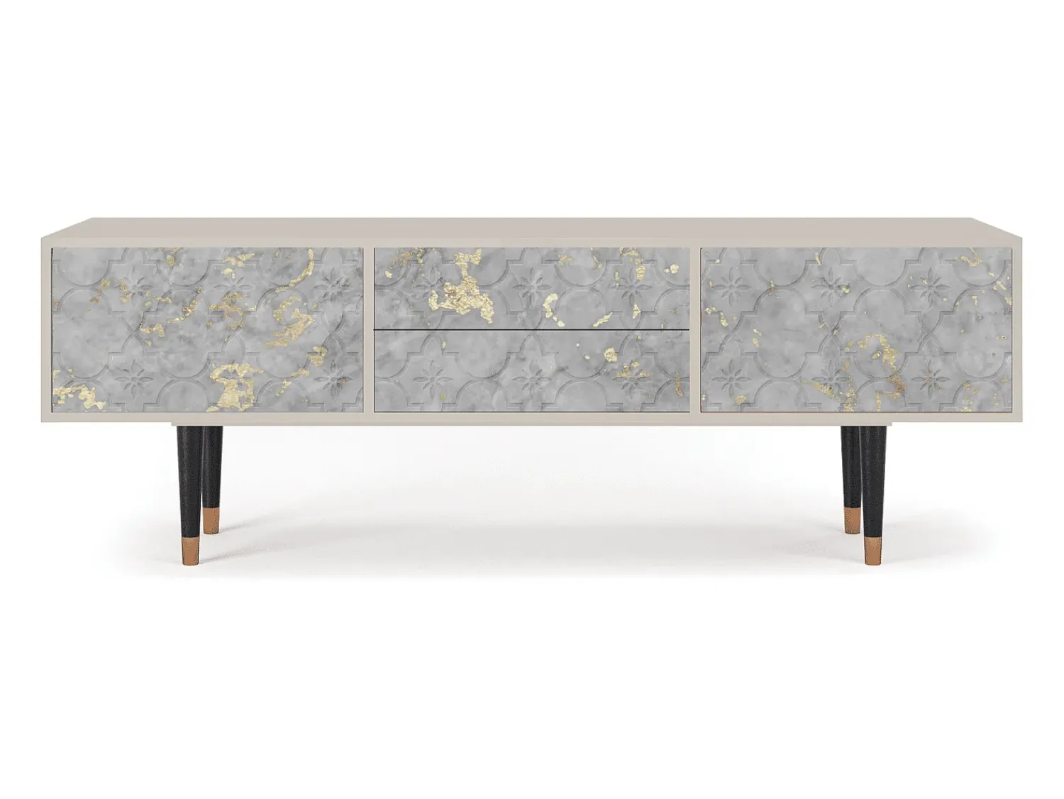 Hot Mueble de TV - 170х59х48 cm - T4 - Mariana Trench, Areia Bege