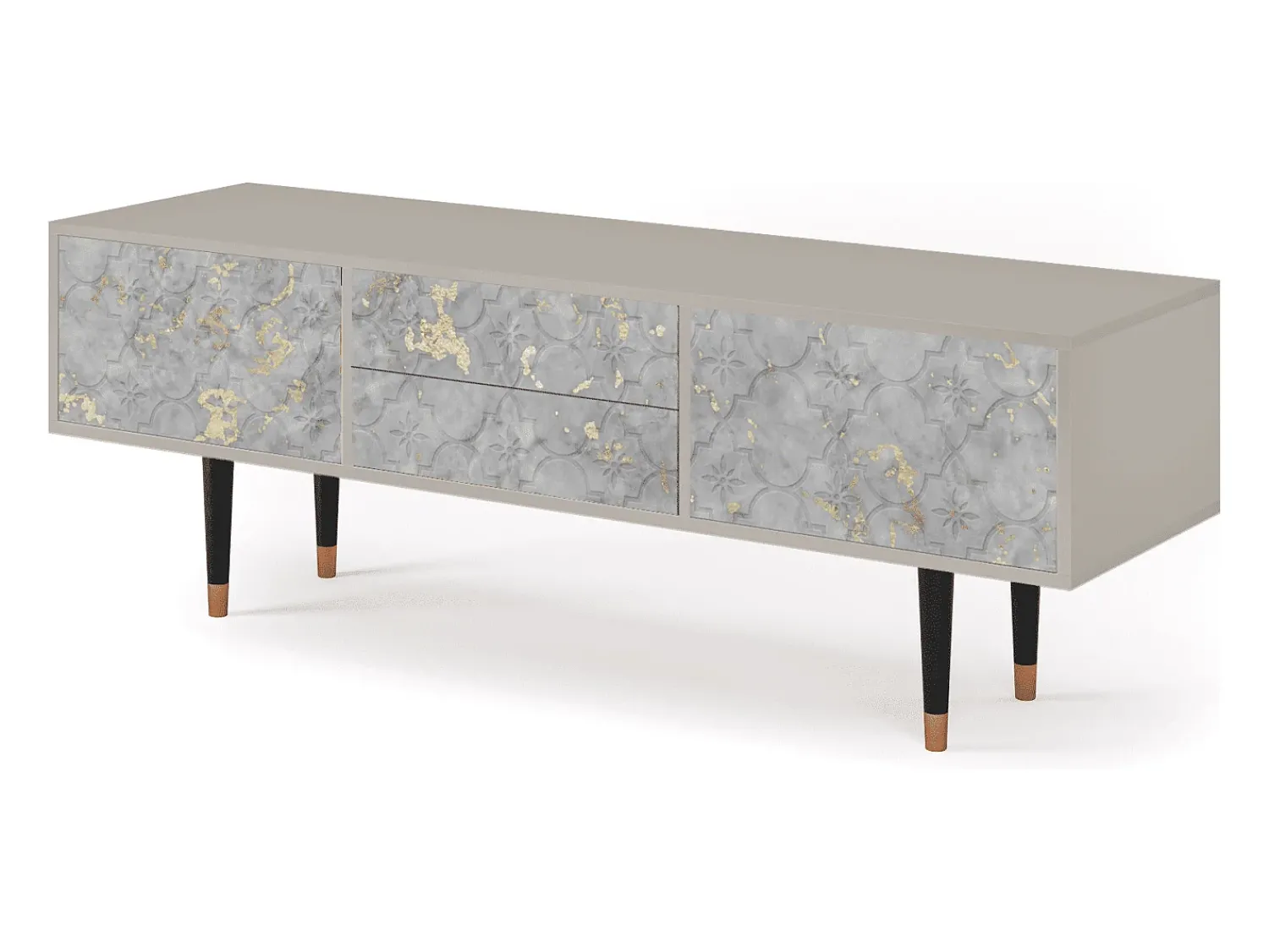 Hot Mueble de TV - 170х59х48 cm - T4 - Mariana Trench, Areia Bege