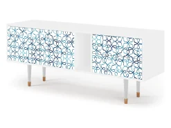 Móvel De Tv* Mueble de TV - 170х69х48 cm - T1 - Marine Strings, Branco Bege