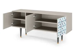 Mueble de TV - 150х69х41 cm - T5 - Marine Strings, Areia^ Móvel De Tv