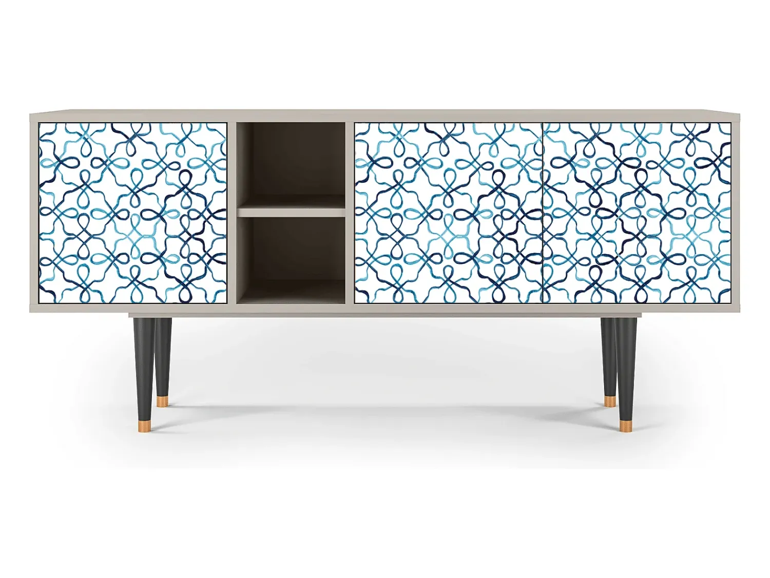 Mueble de TV - 150х69х41 cm - T5 - Marine Strings, Areia^ Móvel De Tv