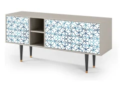 Mueble de TV - 150х69х41 cm - T5 - Marine Strings, Areia^ Móvel De Tv