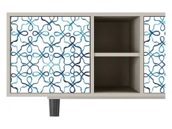 Mueble de TV - 150х69х41 cm - T5 - Marine Strings, Areia^ Móvel De Tv