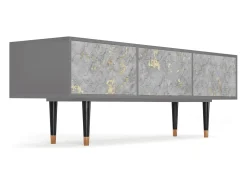 Outlet Mueble de TV - 170х59х48 cm - T4 - Mariana Trench, Cinza Cinzento