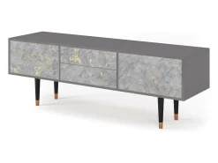 Outlet Mueble de TV - 170х59х48 cm - T4 - Mariana Trench, Cinza Cinzento
