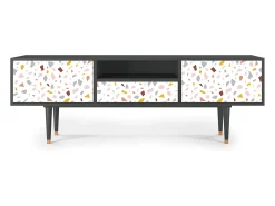 Mueble de TV - 170х59х41 cm - T6 - Marmelade Cheese, Antracite Cinza antracite