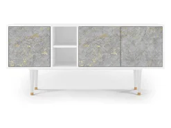 Mueble de TV - 150х69х41 cm - T5 - Mariana Trench, Branco^ Móvel De Tv