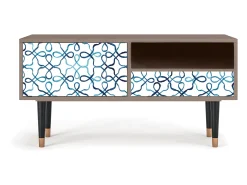 Móvel De Tv| Mueble de TV - 115х59х48 cm - T3 - Marine Strings, Latte Bege