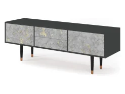 New Mueble de TV - 170х59х48 cm - T4 - Mariana Trench, Antracite Cinza antracite