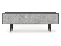 New Mueble de TV - 170х59х48 cm - T4 - Mariana Trench, Antracite Cinza antracite