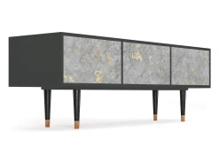 New Mueble de TV - 170х59х48 cm - T4 - Mariana Trench, Antracite Cinza antracite