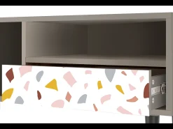Mueble de TV - 115х59х48 cm - T3 - Marmelade Cheese, Areia^ Móvel De Tv