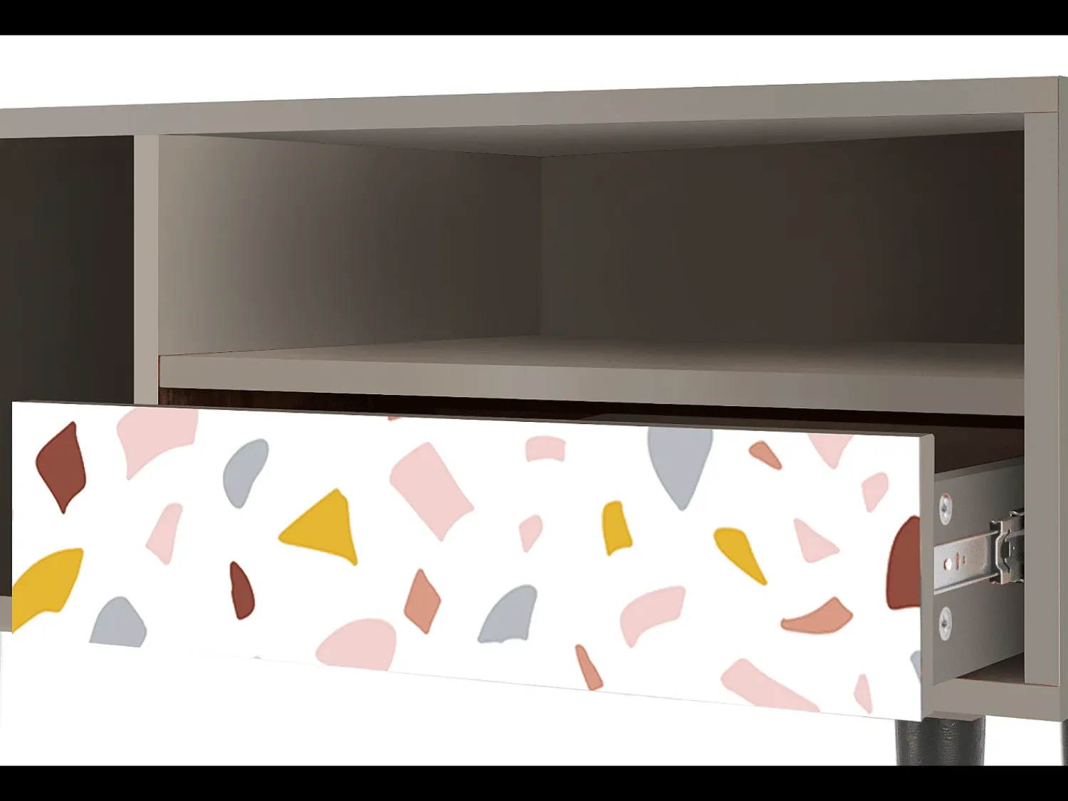 Mueble de TV - 115х59х48 cm - T3 - Marmelade Cheese, Areia^ Móvel De Tv
