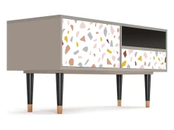 Mueble de TV - 115х59х48 cm - T3 - Marmelade Cheese, Areia^ Móvel De Tv