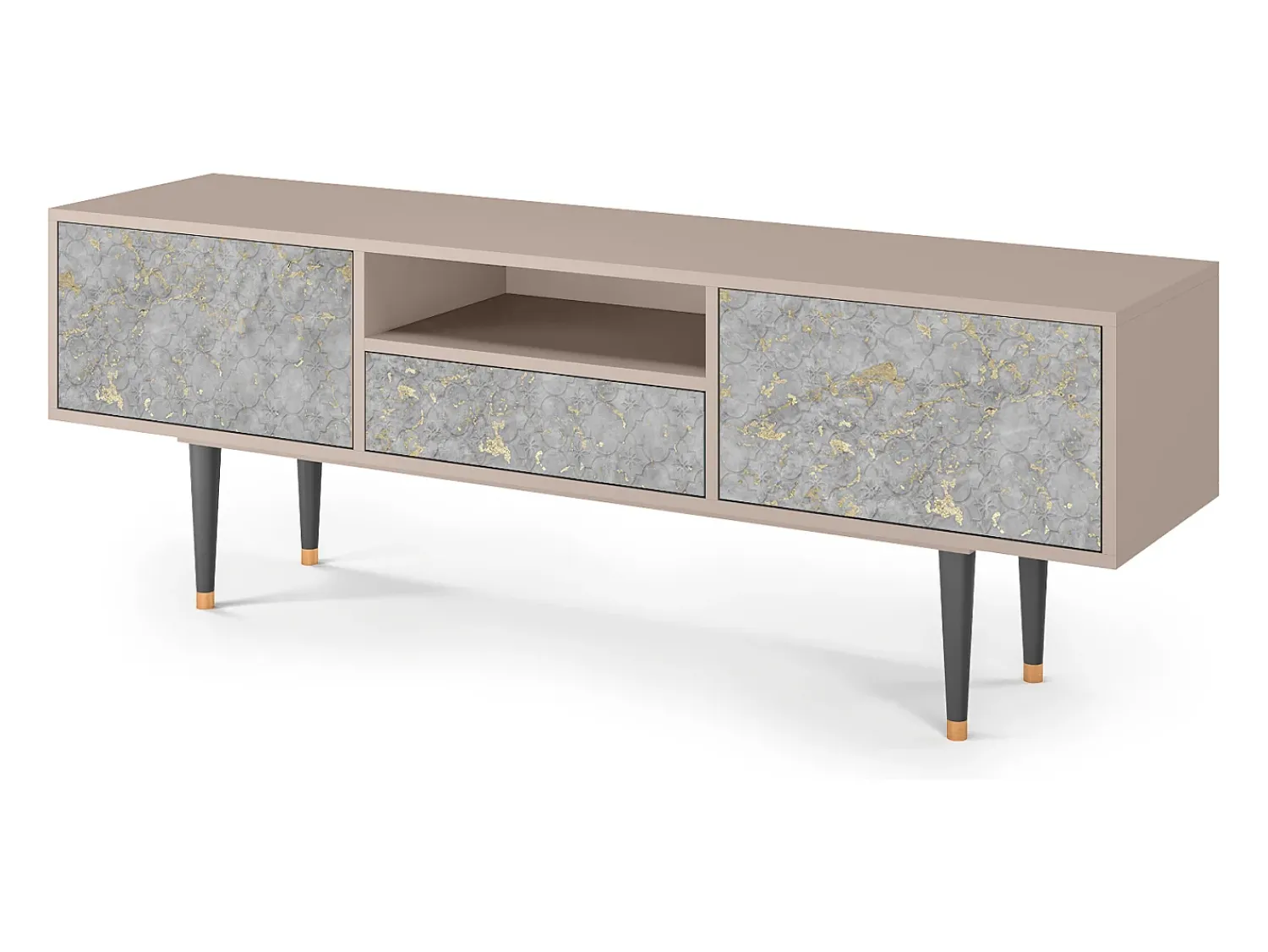 Mueble de TV - 170х59х41 cm - T6 - Mariana Trench, Areia^ Móvel De Tv