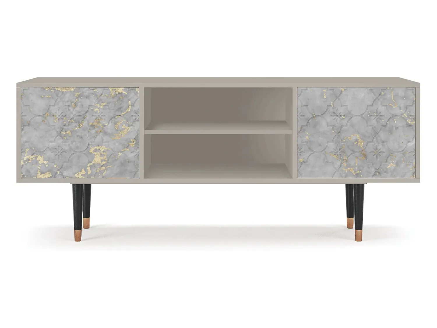 New Mueble de TV - 170х69х48 cm - T2 - Mariana Trench, Areia Bege
