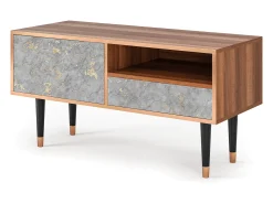 Mueble de TV - 115х59х48 cm - T3 - Mariana Trench, Nogueira^ Móvel De Tv