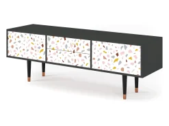 Mueble de TV - 170х59х48 cm - T4 - Marmelade Cheese, Antracite^ Móvel De Tv
