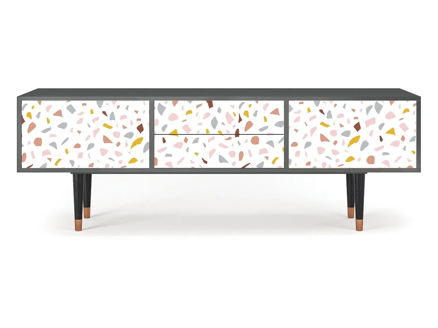 Mueble de TV - 170х59х48 cm - T4 - Marmelade Cheese, Antracite^ Móvel De Tv