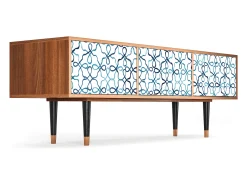 Mueble de TV - 170х59х48 cm - T4 - Marine Strings, Nogueira^ Móvel De Tv