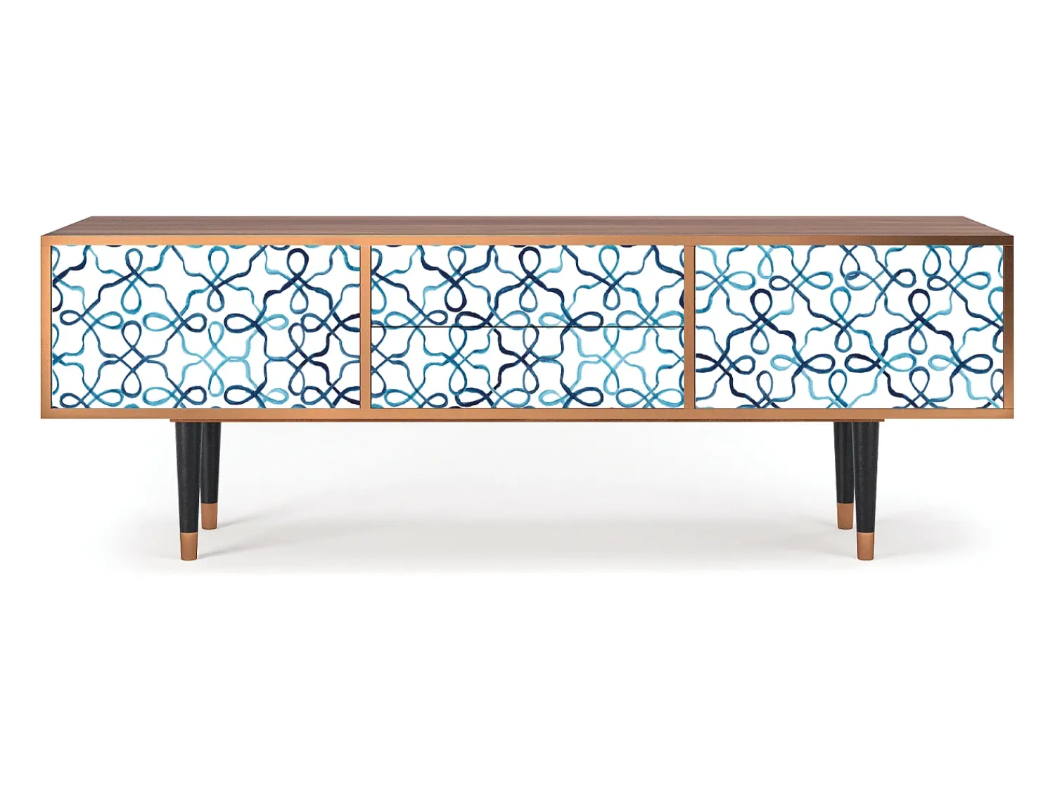 Mueble de TV - 170х59х48 cm - T4 - Marine Strings, Nogueira^ Móvel De Tv
