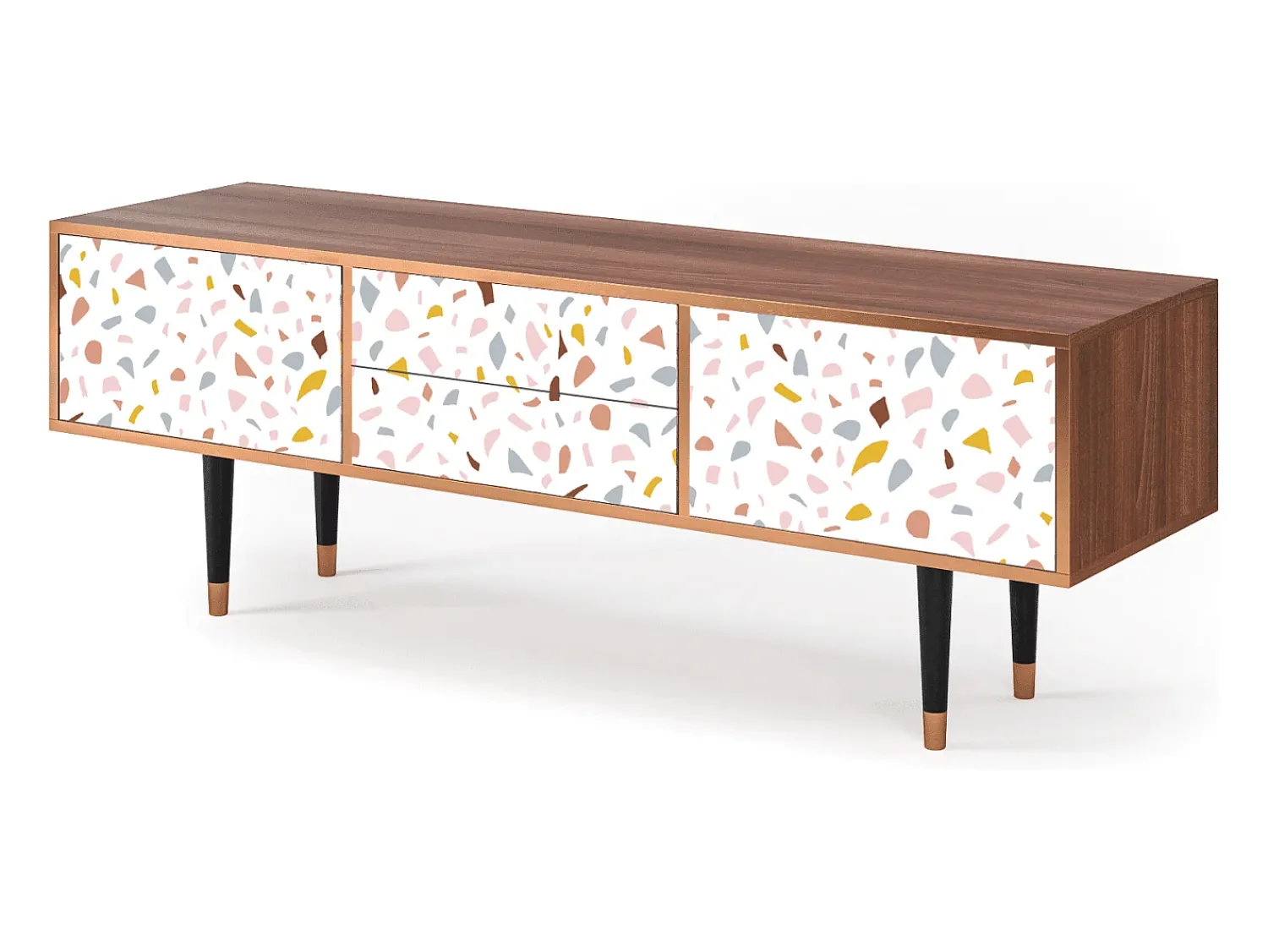 Mueble de TV - 170х59х48 cm - T4 - Marmelade Cheese, Nogueira^ Móvel De Tv