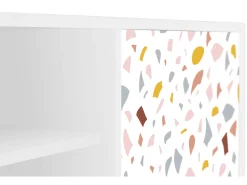Móvel De Tv* Mueble de TV - 170х69х48 cm - T2 - Marmelade Cheese, Branco Bege