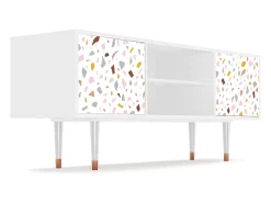 Móvel De Tv* Mueble de TV - 170х69х48 cm - T2 - Marmelade Cheese, Branco Bege