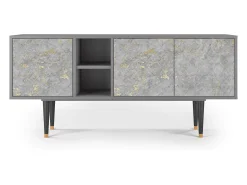 Mueble de TV - 150х69х41 cm - T5 - Mariana Trench, Cinza^ Móvel De Tv