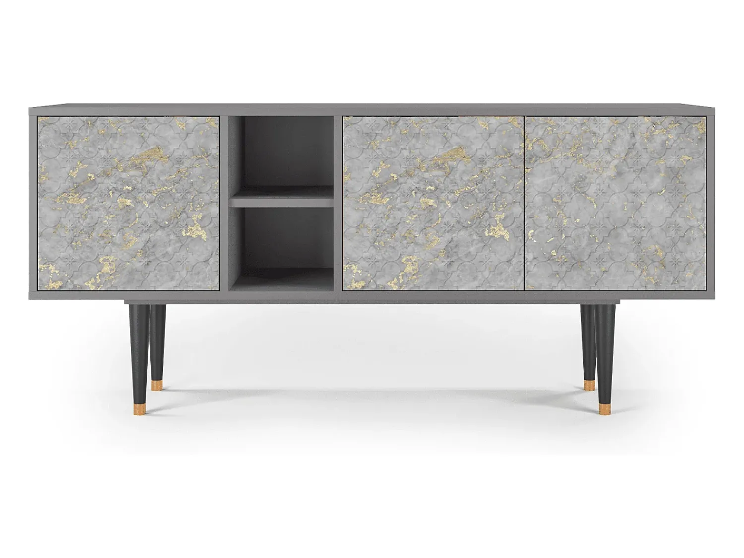 Mueble de TV - 150х69х41 cm - T5 - Mariana Trench, Cinza^ Móvel De Tv