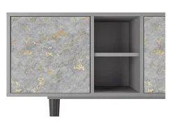 Mueble de TV - 150х69х41 cm - T5 - Mariana Trench, Cinza^ Móvel De Tv