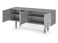 Mueble de TV - 150х69х41 cm - T5 - Mariana Trench, Cinza^ Móvel De Tv