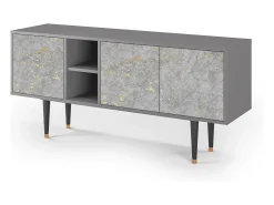 Mueble de TV - 150х69х41 cm - T5 - Mariana Trench, Cinza^ Móvel De Tv