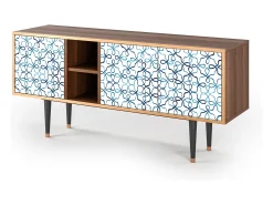 Mueble de TV - 150х69х41 cm - T5 - Marine Strings, Nogueira^ Móvel De Tv