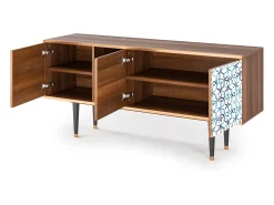 Mueble de TV - 150х69х41 cm - T5 - Marine Strings, Nogueira^ Móvel De Tv
