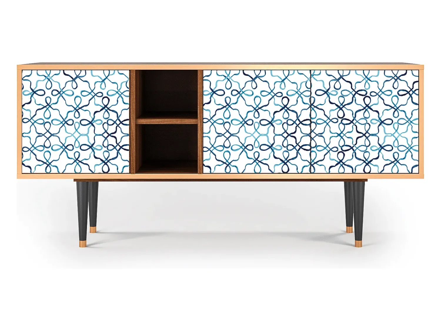 Mueble de TV - 150х69х41 cm - T5 - Marine Strings, Nogueira^ Móvel De Tv